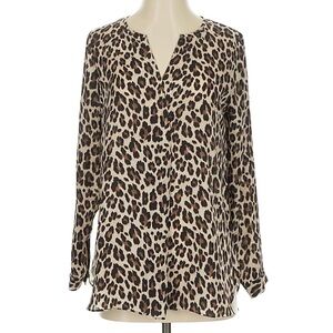 Vince Camuto Split-Neck Blouse